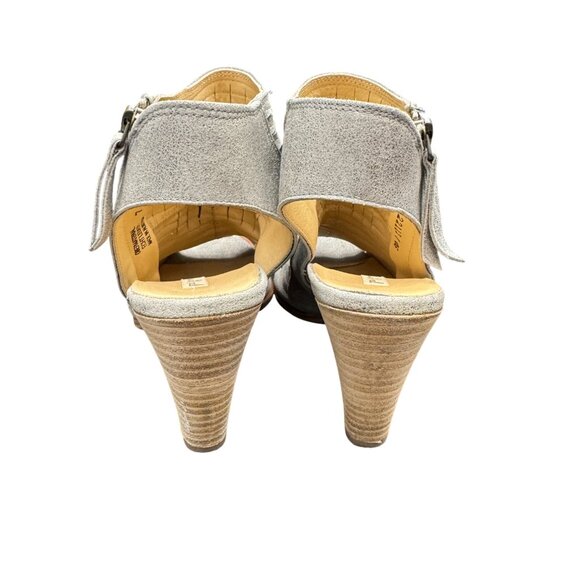 Paul Green Cayanne Peep Toe High Heel Booties Womens Leather, Size UK 7/US 9.5 - Picture 5 of 10